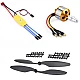 Combo of 1000KV Brushless Motor + 30A ESC + 1045 Propeller Pair