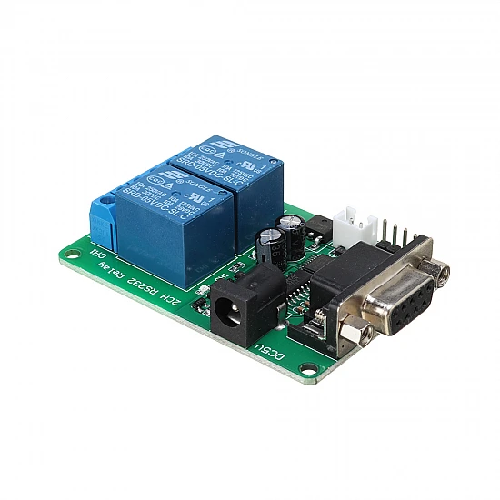 DC 12V 2 Channel Serial Port RS232 Relay Module Board DC 12V 2 Channel Serial Port RS232 Relay Module Board