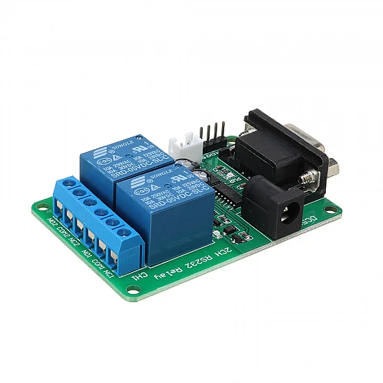 DC 12V 2 Channel Serial Port RS232 Relay Module Board DC 12V 2 Channel Serial Port RS232 Relay Module Board