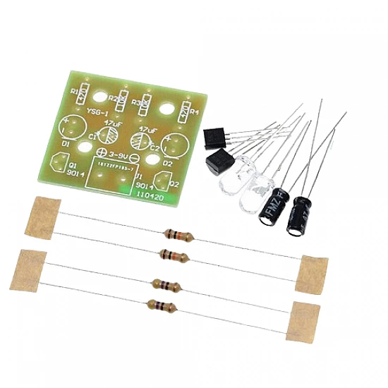 DIY 5MM Flashing LED Board Kit DIY 5MM Flashing LED Board Kit