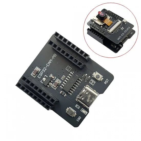 ESP32-CAM-MB Type- C Serial Port Burner Module With CH340C ESP32-CAM-MB Type- C Serial Port Burner Module With CH340C