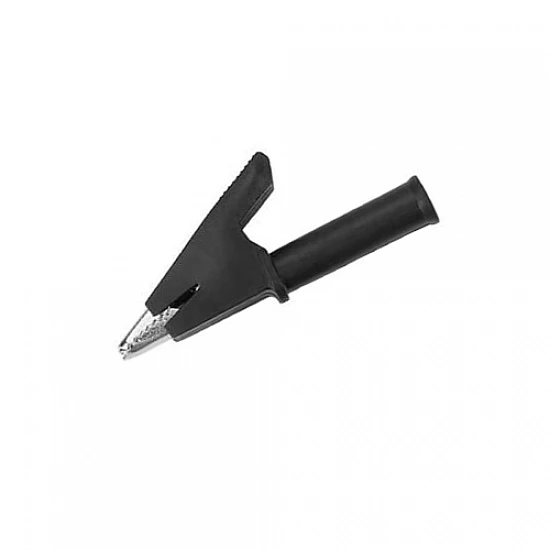Insulated Copper Test Crocodile Clip - Black Insulated Copper Test Crocodile Clip - Black