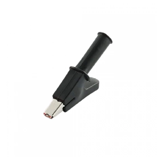 Insulated Copper Test Crocodile Clip - Black Insulated Copper Test Crocodile Clip - Black