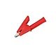 Insulated Copper Test Crocodile Clip - Red Insulated Copper Test Crocodile Clip - Red