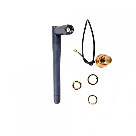 IPEX to SMA Female External Adapter + SMA Male Antenna for 2.4G WIFI Module IPEX to SMA Female External Adapter + SMA Male Antenna for 2.4G WIFI Module
