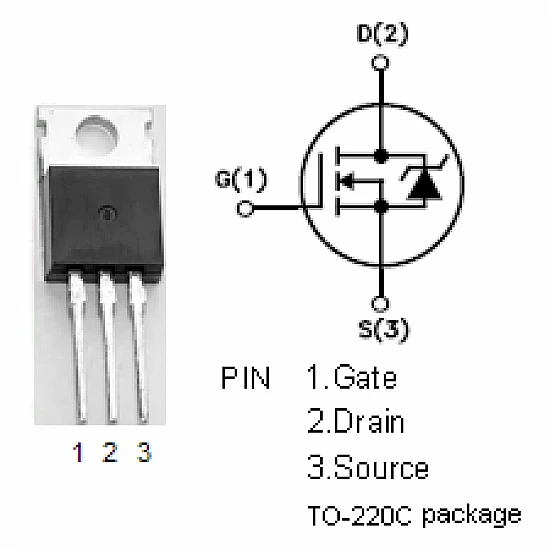 IRFZ44N Power MOSFET - Core Electronics IRFZ44N Power MOSFET - ICs - Integrated Circuits & Chips - Core Electronics