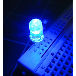 Blue LED 5mm Pack Of 5 (Light Emitting Diod)