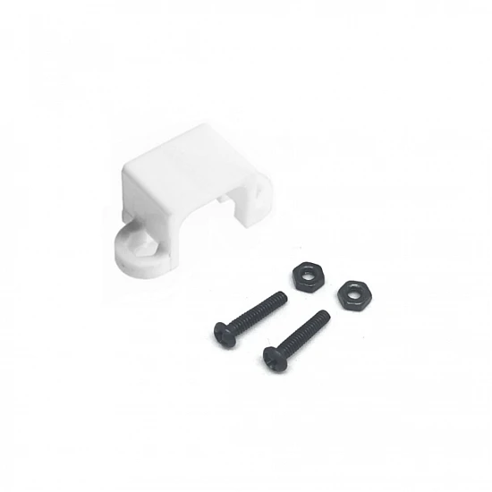 Mounting Bracket for N20 Micro Gear Motors - White Mounting Bracket for N20 Micro Gear Motors - White