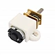 Mounting Bracket for N20 Micro Gear Motors without Screw - White