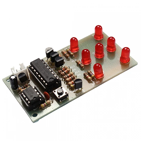 NE555 CD4017 5mm Red LED ICSK057A Electronic DIY Kit NE555 CD4017 5mm Red LED ICSK057A Electronic DIY Kit