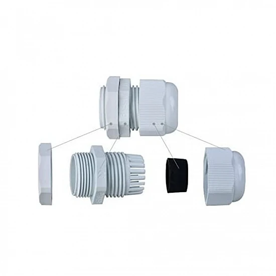 PG11 Waterproof IP68 Nylon Plastic Cable Gland Connector