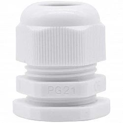 PG21 Waterproof IP68 Nylon Plastic Cable Gland Connector 
