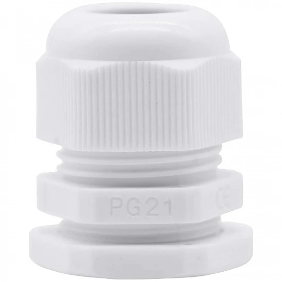 PG21 Waterproof IP68 Nylon Plastic Cable Gland Connector PG21 Waterproof IP68 Nylon Plastic Cable Gland Connector