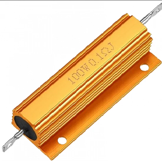 RX24 100W-0.1Ω Aluminum Metal Shell Case Wirewound Resistor RX24 100W-0.1Ω Aluminum Metal Shell Case Wirewound Resistor