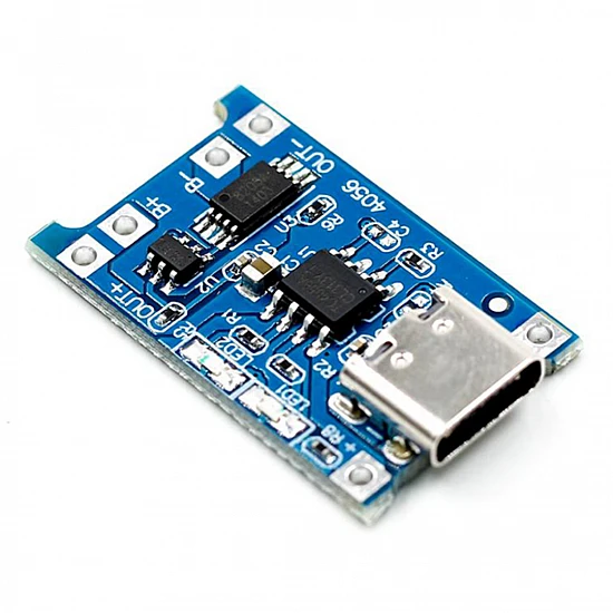 TP4056 1A Li-ion lithium Battery Charging Module with Current Protection – Type C TP4056 1A Li-ion lithium Battery Charging Module with Current Protection – Type C