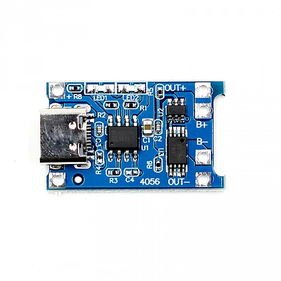 TP4056 1A Li-ion lithium Battery Charging Module with Current Protection – Type C TP4056 1A Li-ion lithium Battery Charging Module with Current Protection – Type C