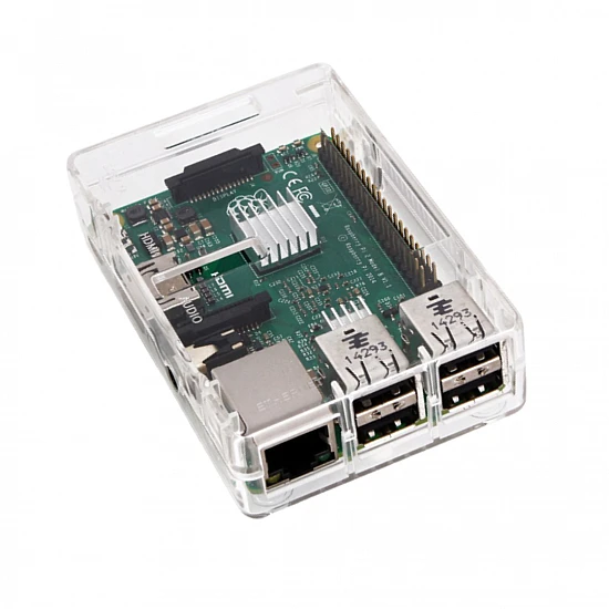 Transparent Plastic Case for Raspberry Pi 3 Model B Transparent Plastic Case for Raspberry Pi 3 Model B