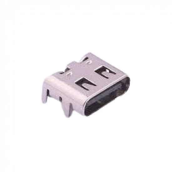 USB3.1 Type-C 6Pin SMD Female Socket Connector with 4 Fixed Feet | with shrapnel USB3.1 Type-C 6Pin SMD Female Socket Connector with 4 Fixed Feet | with shrapnel