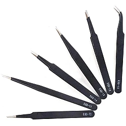 Anti-Static Tweezers Set - 6pcs