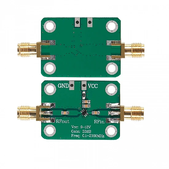 Wideband 0.1-2000MHz Radio Frequency Amplifier Module Wideband 0.1-2000MHz Radio Frequency Amplifier Module